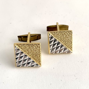Különleges egyedi retro fém mandzsettagomb a '60-as '70-es évekből, elegáns ajándéktárgy férfinak, Ékszer, Mandzsettagomb és Nyakkendőtű, Ékszerkészítés, MESKA