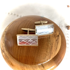 Antik fém mandzsettagomb a '60-as '70-es évekből, retro mandzsetta gomb, vintage mandzsetta, elegáns ajándék férfinak - ékszer - mandzsettagomb és nyakkendőtű - Meska.hu
