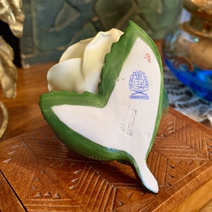 Antik Herendi rózsa, sárga porcelán tearózsa Herend, hibátlan! Asztaldísz romantikus tárgy virág - otthon & életmód - dekoráció - dísztárgy - Meska.hu