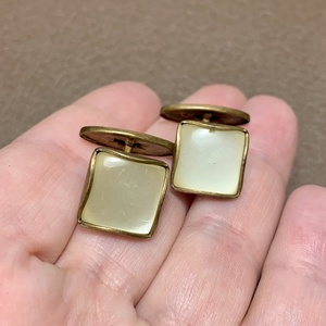 Régi fém mandzsettagomb a '60-as '70-es évekből, retro mandzsetta gomb, vintage mandzsetta, elegáns ajándék férfinak - ékszer - mandzsettagomb és nyakkendőtű - Meska.hu