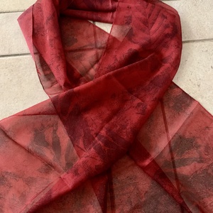 Bordó ( burgundivörös ) kendő sál, finom puha műselyem kendő - ruha & divat - sál, sapka, kendő - kendő - Meska.hu