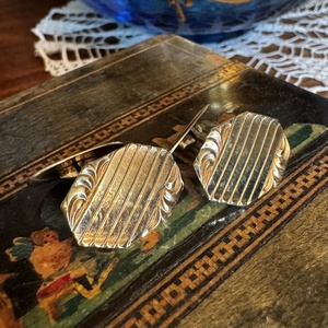 Antik Art-Deco Gatsby mandzsetták, egyedi fém mandzsettagomb a 1930-a évekből, elegáns ajándéktárgy férfinak!  - Meska.hu