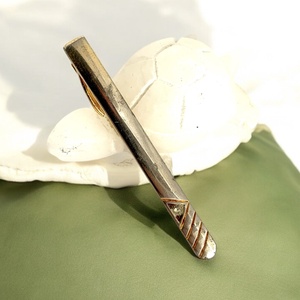 Antik Nyakkendőtű, különleges egyedi retro fém nyakkendő tű a '60-as '70-es évekből, elegáns férfi ajándék, férfi ékszer - ékszer - nyakkendőtű - Meska.hu