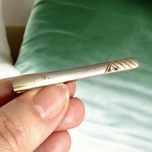 Antik Nyakkendőtű, különleges egyedi retro fém nyakkendő tű a '60-as '70-es évekből, elegáns férfi ajándék, férfi ékszer - ékszer - nyakkendőtű - Meska.hu