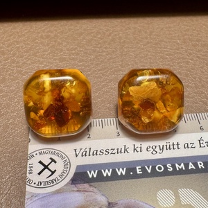 Régi balti borostyán mandzsettagomb, vintage mandzsetta, elegáns mandzsetta 60as évekből, férfi ajándék mandzsetta gomb - ékszer - mandzsettagomb és nyakkendőtű - Meska.hu