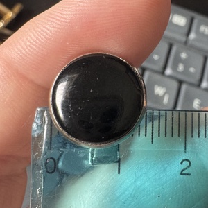 Extravagáns egyedi retro fém mandzsettagomb a '60-as '70-es évekből, csillogó acélból, elegáns ajándéktárgy férfinak! - ékszer - mandzsettagomb és nyakkendőtű - Meska.hu