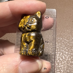 Tigrisszem cica, kézzel faragott 3 cm -es drágakő macska, faragott ásvány cica gyógyhatással! Kristály macska tigrisszem - otthon & életmód - kisállatoknak - cicáknak & macskáknak - Meska.hu