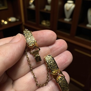 24 karát aranyozott Damascene karkötő, damasztén toledói karperec, Toledó spanyol ékszer, damascene karperec, damaszkén - ékszer - karkötő - karperec - Meska.hu