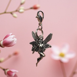 Angyal, tündér, őrangyal kulcsra, táskára, ásvány angyal kabala, védelmező - kristály angyalka! - táska & tok - kulcstartó & táskadísz - táskadísz - Meska.hu