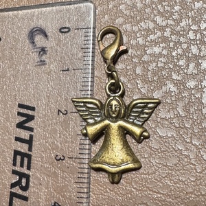 Angyal, tündér, őrangyal kulcsra, táskára, ásvány angyal kabala, védelmező - kristály angyalka! - táska & tok - kulcstartó & táskadísz - táskadísz - Meska.hu