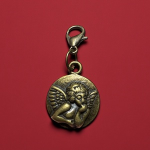 Angyal, tündér, őrangyal kulcsra, táskára, ásvány angyal kabala, védelmező - kristály angyalka! - táska & tok - kulcstartó & táskadísz - táskadísz - Meska.hu