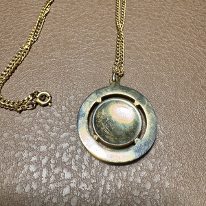 24 karát aranyozott Damascene nyaklánc, vintage damaszkén nyaklánc, Toledói spanyol ékszer, arany nyakék - ékszer - nyaklánc - medál - Meska.hu