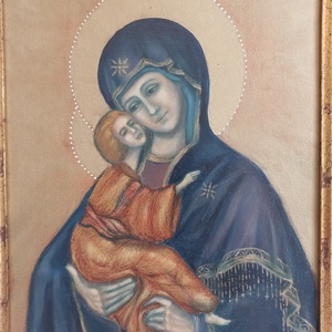 Ikon - művészet - festmény - olajfestmény - Meska.hu