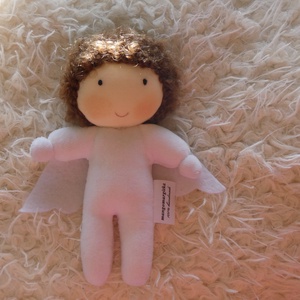 Őrangyalka baba , Otthon & Életmód, Babaszoba, gyerekszoba, Babaszoba kép, Hímzés, Varrás, MESKA