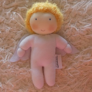 Őrangyalka baba , Otthon & Életmód, Babaszoba, gyerekszoba, Babaszoba kép, Hímzés, Varrás, MESKA