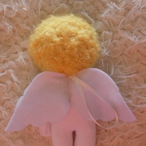 Őrangyalka baba  - otthon & életmód - babaszoba, gyerekszoba - babaszoba kép - Meska.hu