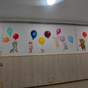 Dekorációs falfestés - otthon & életmód - dekoráció - kép & falikép - fából készült kép - Meska.hu