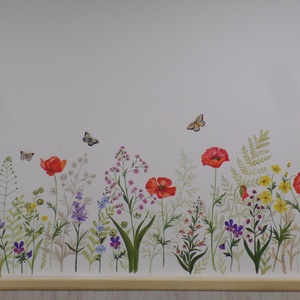 Dekorációs falfestés - otthon & életmód - dekoráció - kép & falikép - fából készült kép - Meska.hu