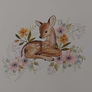 Dekorációs falfestés - otthon & életmód - dekoráció - kép & falikép - fából készült kép - Meska.hu