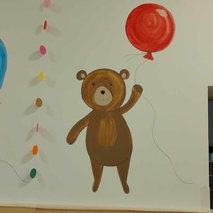 Dekorációs falfestés - otthon & életmód - dekoráció - kép & falikép - fából készült kép - Meska.hu