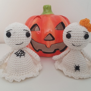 Horgolt szellem, Otthon & Életmód, Dekoráció, Halloween, Halloweeni dekoráció, Horgolás, MESKA