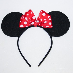 Minnie egeres fejpánt, hajpánt hajráf fülekkel - ruha & divat - hajdísz & hajcsat - hajráf & hajpánt - Meska.hu