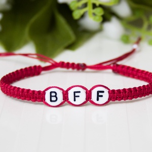 Fonott makramé karkötő BFF Best Friend Forever Barátság karkötő - Meska.hu