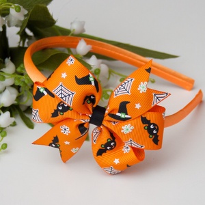 Masnis hajpánt hajráf Halloween narancssárga - otthon & életmód - dekoráció - halloween - halloweeni jelmez és kiegészítők - Meska.hu