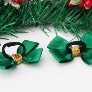 Masnis hajgumi karácsonyi - Zöld - ruha & divat - hajdísz & hajcsat - hajgumi - Meska.hu