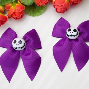 Fekete/lila masnis hajcsat Halloweenre lila, Otthon & Életmód, Dekoráció, Halloween, Halloweeni jelmez és kiegészítők, Varrás, MESKA