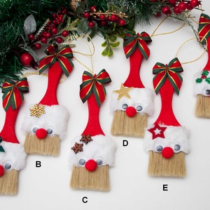 Karácsonyfadísz - Ecset mikulás - karácsony - karácsonyi lakásdekoráció - karácsonyfadíszek - Meska.hu