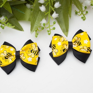 Masnis hajcsat - Méhecskés fekete/sárga, Ruha & Divat, Hajdísz & Hajcsat, Hajcsat & Hajtű, Varrás, MESKA
