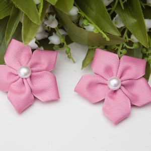 Virág formájú hajcsat - Mályva rózsaszín - ruha & divat - hajdísz & hajcsat - hajcsat & hajtű - Meska.hu