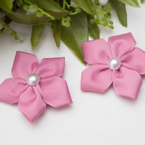 Virág formájú hajcsat - Mályva rózsaszín, Ruha & Divat, Hajdísz & Hajcsat, Hajcsat & Hajtű, Mindenmás, Varrás, MESKA