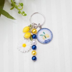 Kulcstartó, táskadísz - Amalfi / Mediterrán stílus, Táska & Tok, Kulcstartó & Táskadísz, Kulcstartó, Mindenmás, MESKA