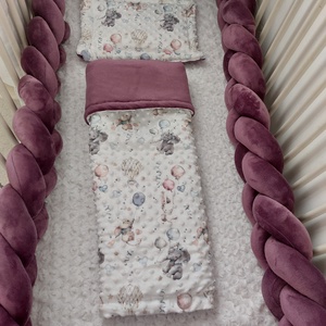 Új 340 cm fonott rácsvédő  - baba - mama - baba ágynemű - rácsvédő & baldachin - Meska.hu