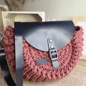Horgolt oreo táska, crossbody - Meska.hu
