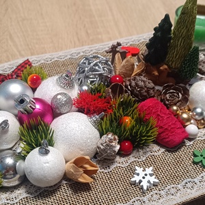 Manó varázs  - karácsony - adventi díszek - adventi ajtódísz - Meska.hu