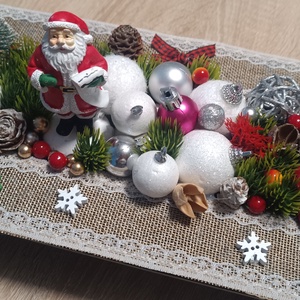 Manó varázs  - karácsony - adventi díszek - adventi ajtódísz - Meska.hu