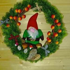 Manó ajtódísz  - Meska.hu