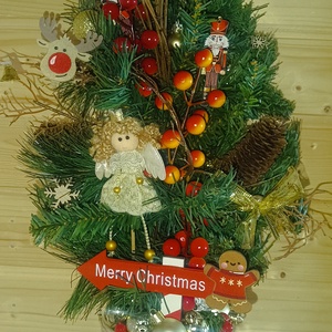 Kézműves Karácsonyi asztaldísz  - Meska.hu