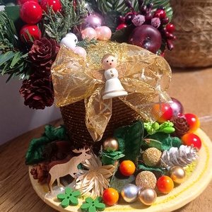 Aranyangyal Ünnepi Asztaldísz - karácsony - karácsonyi lakásdekoráció - ünnepi asztaldekoráció - Meska.hu