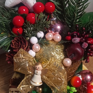 Aranyangyal Ünnepi Asztaldísz - Meska.hu