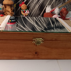 Romantikus SZERETLEK Ajándékdoboz Valódi Tükörrel és Hangulatfénnyel - esküvő - emlék & ajándék - doboz - Meska.hu