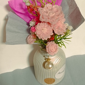 Rózsaszín álom  - otthon & életmód - dekoráció - asztal és polc dekoráció - asztaldísz - Meska.hu