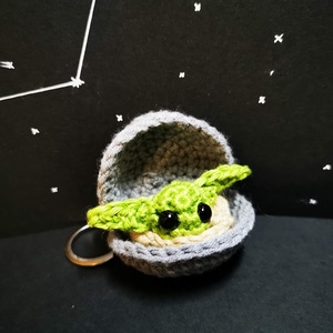 Baby Yoda kulcstartó - Meska.hu