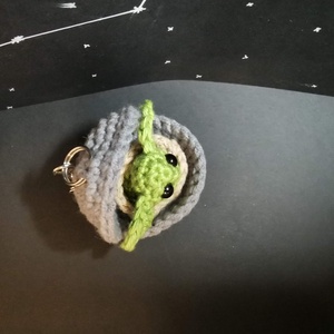Baby Yoda kulcstartó - táska & tok - kulcstartó & táskadísz - kulcstartó - Meska.hu