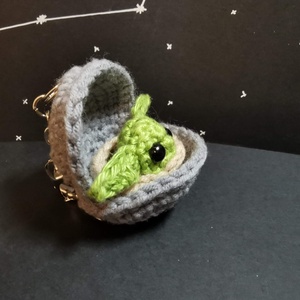 Baby Yoda kulcstartó - táska & tok - kulcstartó & táskadísz - kulcstartó - Meska.hu