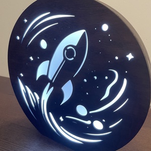 Raketa - asztali lampa - otthon & életmód - lámpa - asztali lámpa - Meska.hu