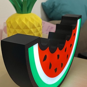 Görögdinnye formájú LED lámpa - otthon & életmód - lámpa - hangulatlámpa - Meska.hu